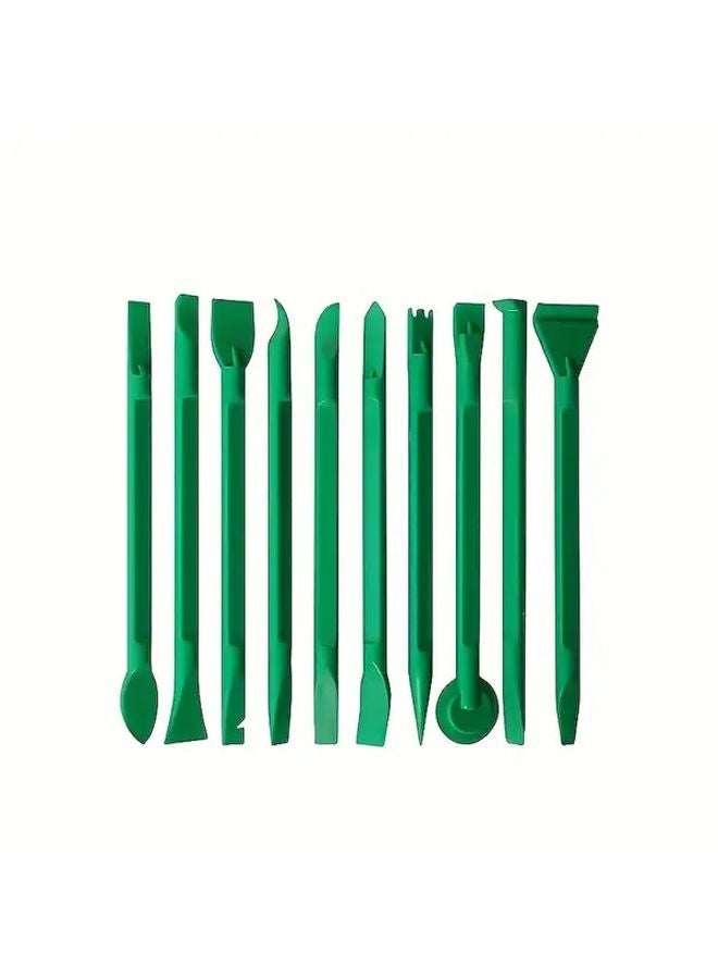 Green 10pcs Anti Static Plastic Prying Tools Set for Phone Laptop Repair - Image 5
