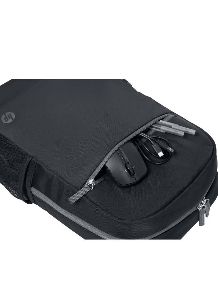 إتش بي HP 15.6-inch Laptop Backpack - 9W0Z7AA - Gray  - Image 5