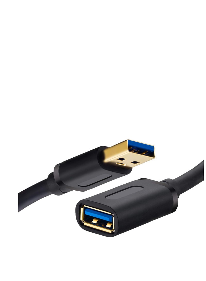 Terabyte USB Extension Cable 5Mtr,USB A Male to Female Extension Cord USB 3.0 Extender 5Gbps Data Transfer Compatible with Webcam, Phone, USB hub, Mouse, Keyboard, Hard Drive, Headset, - Image 1