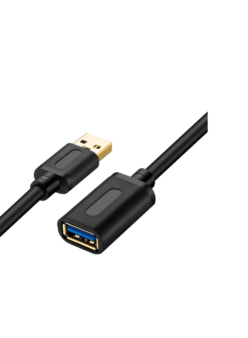 Terabyte USB Extension Cable 5Mtr,USB A Male to Female Extension Cord USB 3.0 Extender 5Gbps Data Transfer Compatible with Webcam, Phone, USB hub, Mouse, Keyboard, Hard Drive, Headset, - Image 2