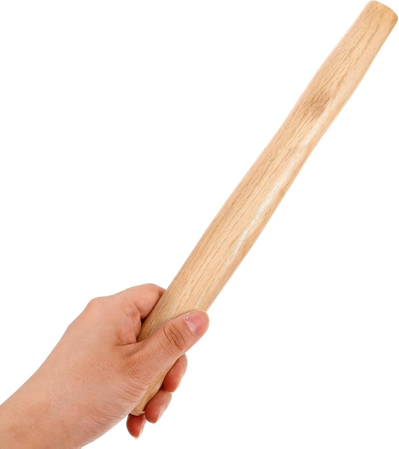 2pcs Wooden Hammer Handles Replacement for 1000g Machinist Hammer with Oval Hole Grip, Solid Wood Handles for Woodworking and Metalworking Tools - Image 4