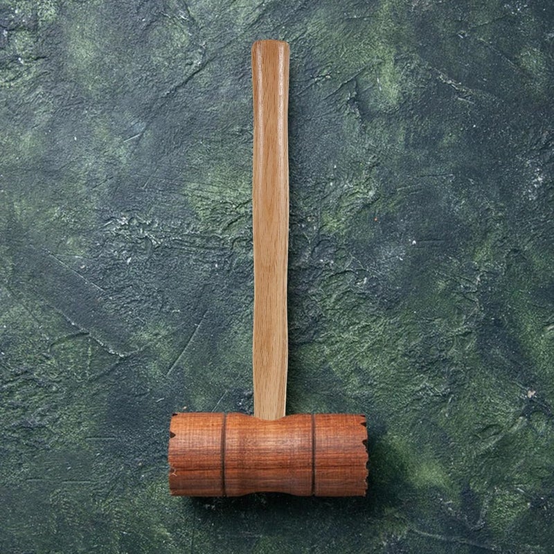 2pcs Wooden Hammer Handles Replacement for 1000g Machinist Hammer with Oval Hole Grip, Solid Wood Handles for Woodworking and Metalworking Tools - Image 5