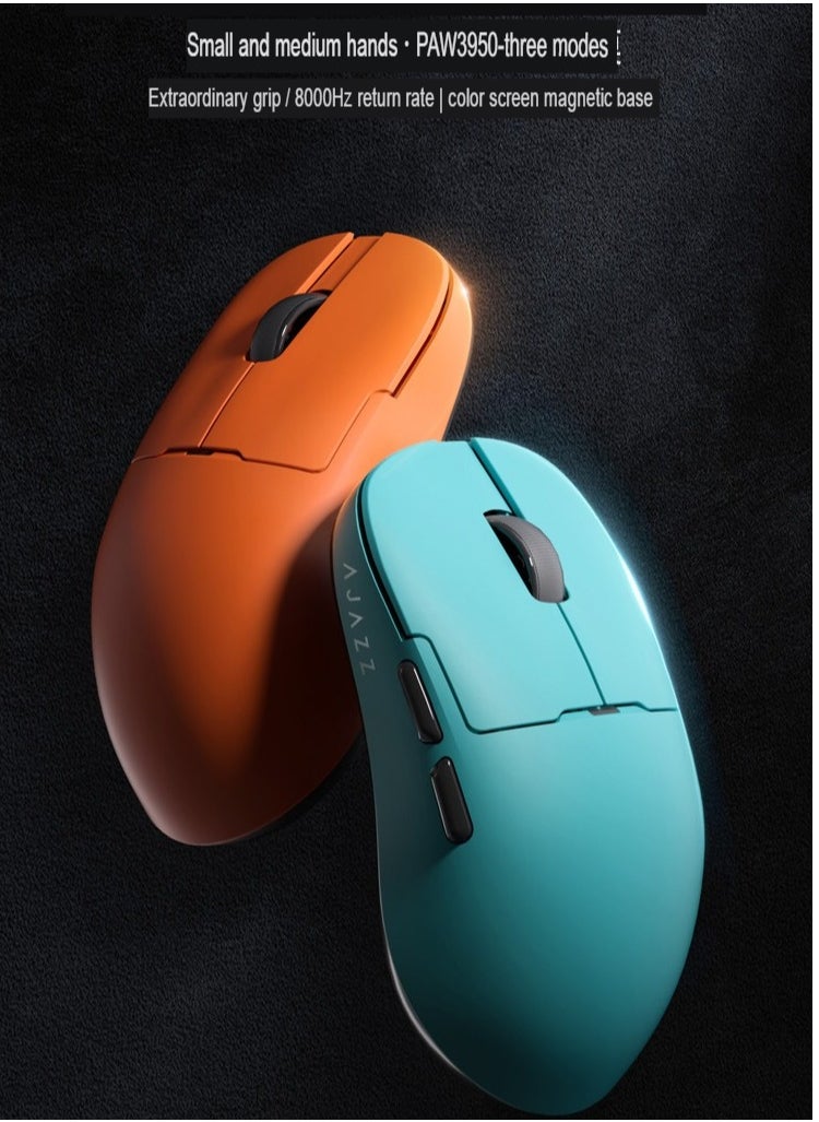 AJ159 Gaming Mouse, Lightweight And Portable Bluetooth Wireless Mouse, Fast Charging Ergonomic Design Computer Mouse For Gaming Home Office Work, (1pc, Black, Three Modes AJ159)  - Image 4