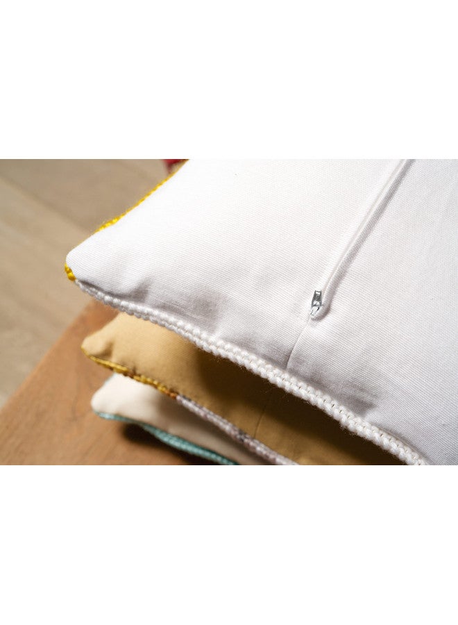 Vervaco Cushion Back with Zipper, Beige, 18" x 18" - Image 4