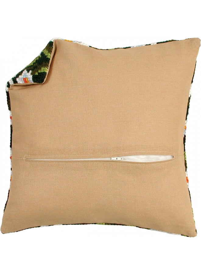 Vervaco Cushion Back with Zipper, Beige, 18" x 18" - Image 3