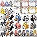 JellyArch 48 Pcs Adopt a Horse Party Favors Include 12 Mini Horse Stuffed Animals 12 Foldable Paper Boxes 12 Adoption Cards 12 Hats for Adopt a Pet Farm Western Party Favor SuppliesClassic - Image 2