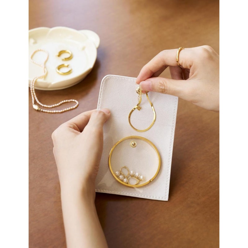 New Ready-Made Small Zipper Bag Cosmetics Bag Jewelry Cosmetics Bag Necklace Jewelry Watch Cosmetics Bag Set of 6 - Image 5