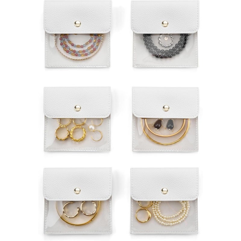 New Ready-Made Small Zipper Bag Cosmetics Bag Jewelry Cosmetics Bag Necklace Jewelry Watch Cosmetics Bag Set of 6 - Image 2