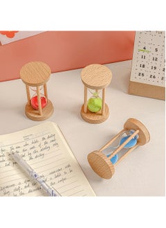 Sand Timer, 15 minutes Wood Base Hourglass Sandglass Clock for Childrens Teeth Brushing Kitchen Cooking Game School Office Home Decoration (15 min, Wood/Blue) - pzsku/Z9561E3235375B9586FA9Z/45/_/1725455793/98f3c5ec-8202-4795-9eea-b8f2ad33c662