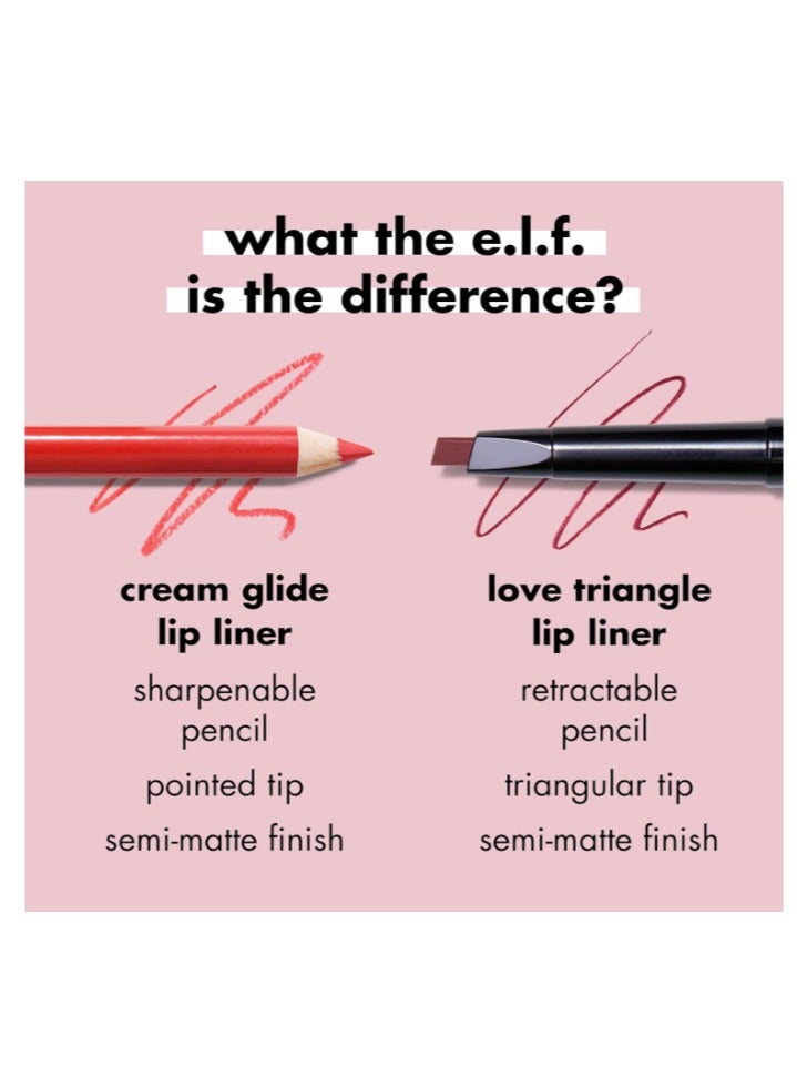 إلف Cream Glide Lip Liner, Shape & Sculpt Lips, High-Pigment Pencil, Truth or Bare Beige - Image 4