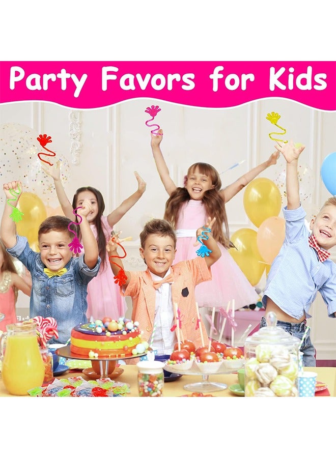 اتش واي 40 قطعة من الأيدي اللزجة اللامعة للأطفال ، ألعاب صغيرة قابلة للتمدد للأيدي اللزجة ، هدايا الأحفالات ، خدمة طاولة الحفلات ، مجموعة هدايا للحفلات للأطفال ، تقاليد العطلات ، تململ تمدد شديد ، ألعاب تململ ممتعة للأطفال - Image 3