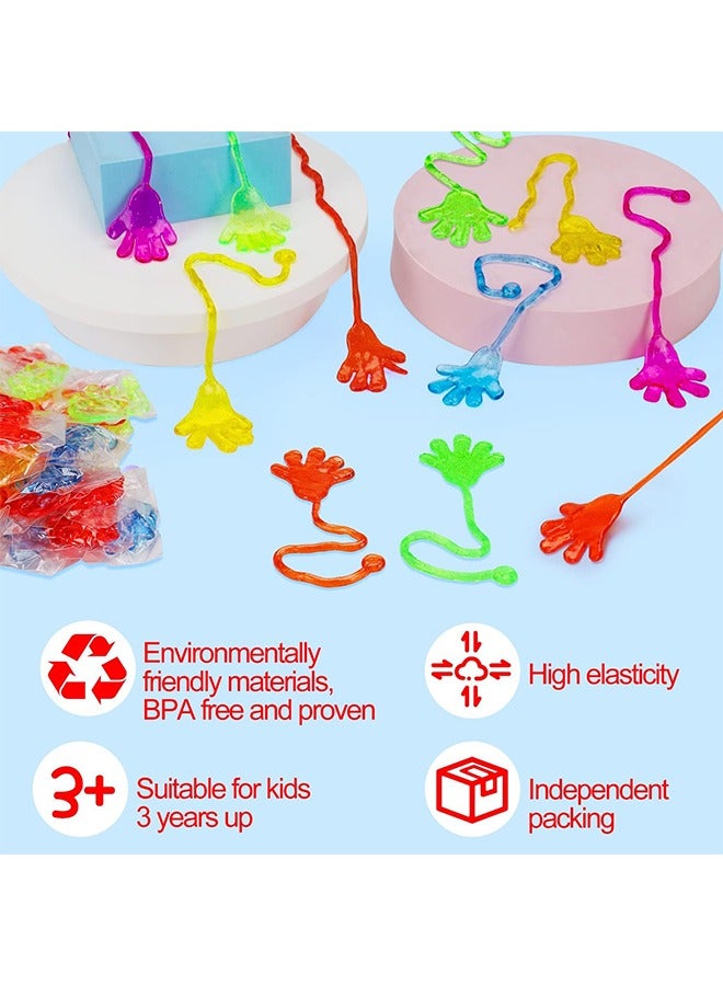اتش واي 40 قطعة من الأيدي اللزجة اللامعة للأطفال ، ألعاب صغيرة قابلة للتمدد للأيدي اللزجة ، هدايا الأحفالات ، خدمة طاولة الحفلات ، مجموعة هدايا للحفلات للأطفال ، تقاليد العطلات ، تململ تمدد شديد ، ألعاب تململ ممتعة للأطفال - Image 5