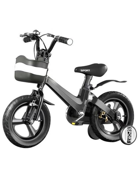 Children's Bicycle Boy Magnesium Alloy 3-10 Years Old Little Boy Girl 12 inch Bicycle Baby Middle and Large Kids Bike