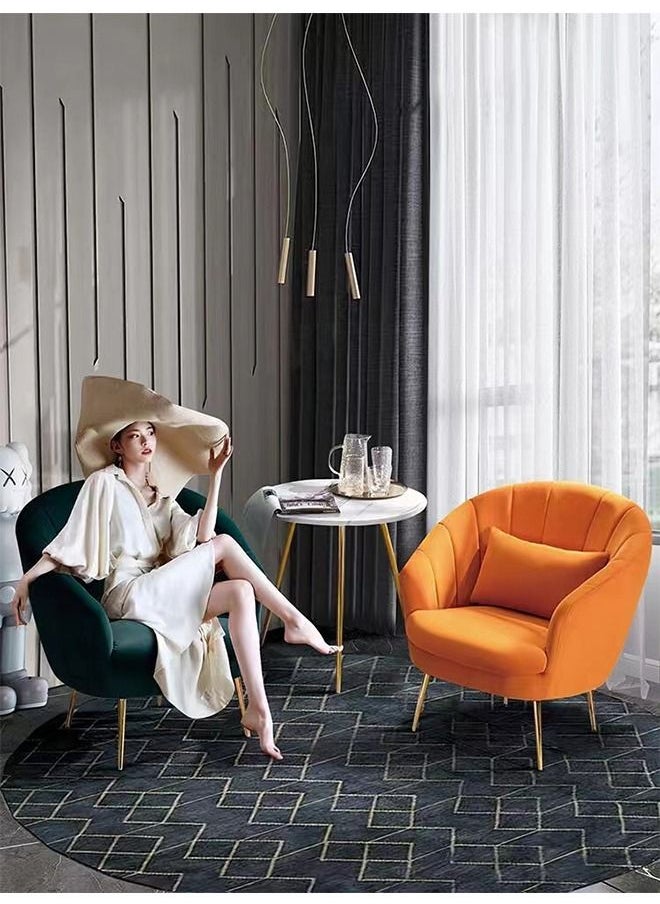 Generic - Sofa Chair Modern Lazy Armchair Relaxing Reading Lounge Chair Comfy Side Chair for Living Room Balcony Bedroom - Image 1