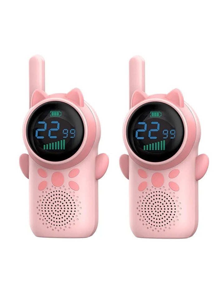 MOCOM Kids Walkie Talkies - Built-in 400mAh Rechargeable Battery, 8 Channels, VOX Function, LED Flashlight, 3-Mile Range for Boys & Girls Aged 3-12, Perfect for Outdoor Adventures & Indoor Play  - Image 1