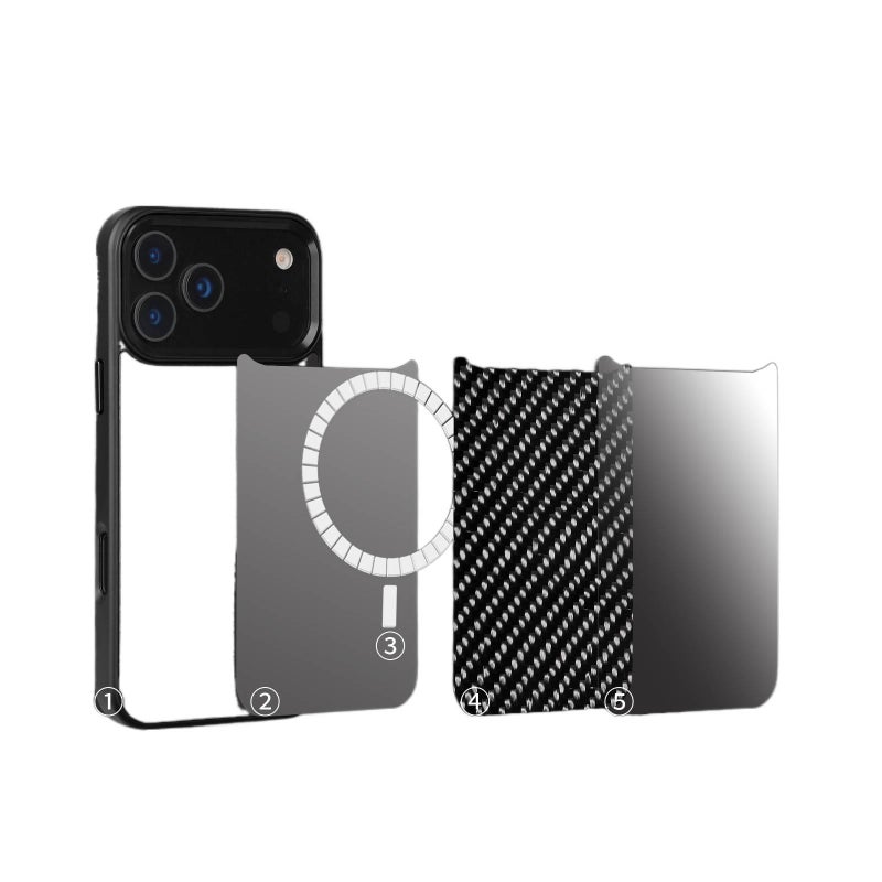 Protective Case | Carbon Fiber Texture | Drop Protection | Shockproof Cover for iPhone 15 / 15 Plus / 15 Pro / 15 Pro Max | Twill - Image 4