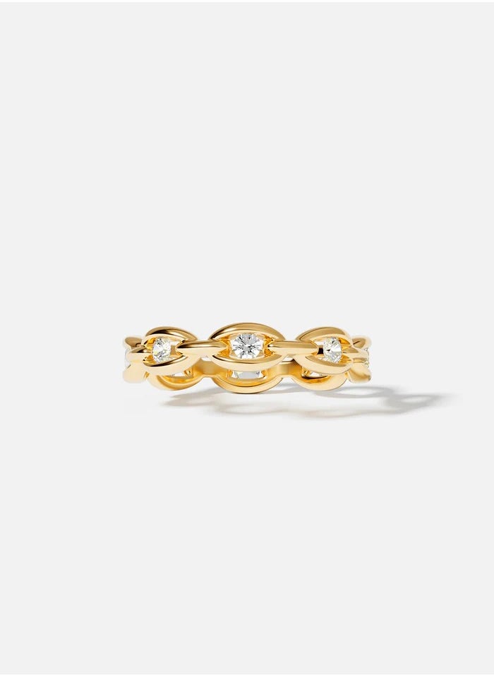 MONACO - APM Pavé Chain Ring - Image 1
