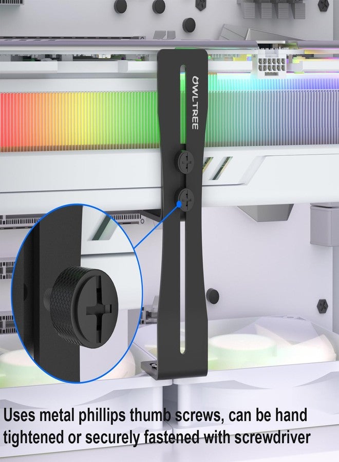 OwlTree GPU Support Bracket Graphics Card Stand Holder GPU Sag Bracket Supprt Fans 12cm and 14cm Fans (0.24 to 4.92 inch) - Image 3