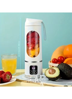 Bukela Portable Blender 700ml: USB Rechargeable Personal Blender with 12 Stainless Steel Blades - 1500mAh Battery for Smoothies, Juices & Travel - Waterproof & Easy Clean  - Image 2