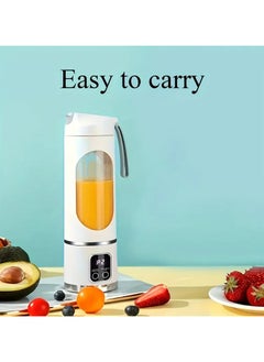Bukela Portable Blender 700ml: USB Rechargeable Personal Blender with 12 Stainless Steel Blades - 1500mAh Battery for Smoothies, Juices & Travel - Waterproof & Easy Clean  - Image 3