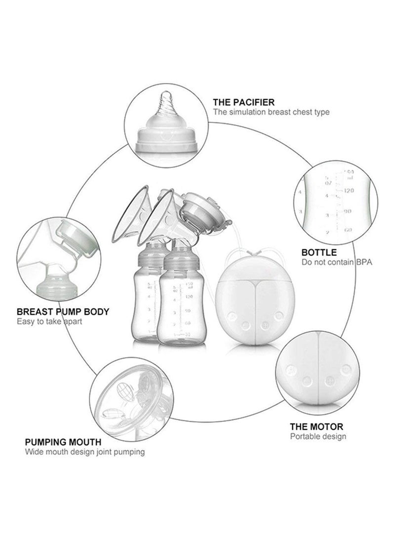 DEAREVERY Pack Of 2 Superior Wearable Hands Free Electric Painless Automatic Breastfeeding Breast Pump  - Image 5