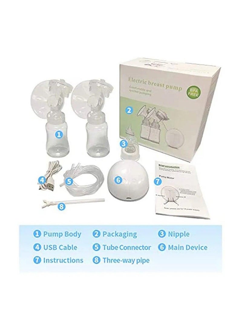 DEAREVERY Pack Of 2 Superior Wearable Hands Free Electric Painless Automatic Breastfeeding Breast Pump  - Image 4