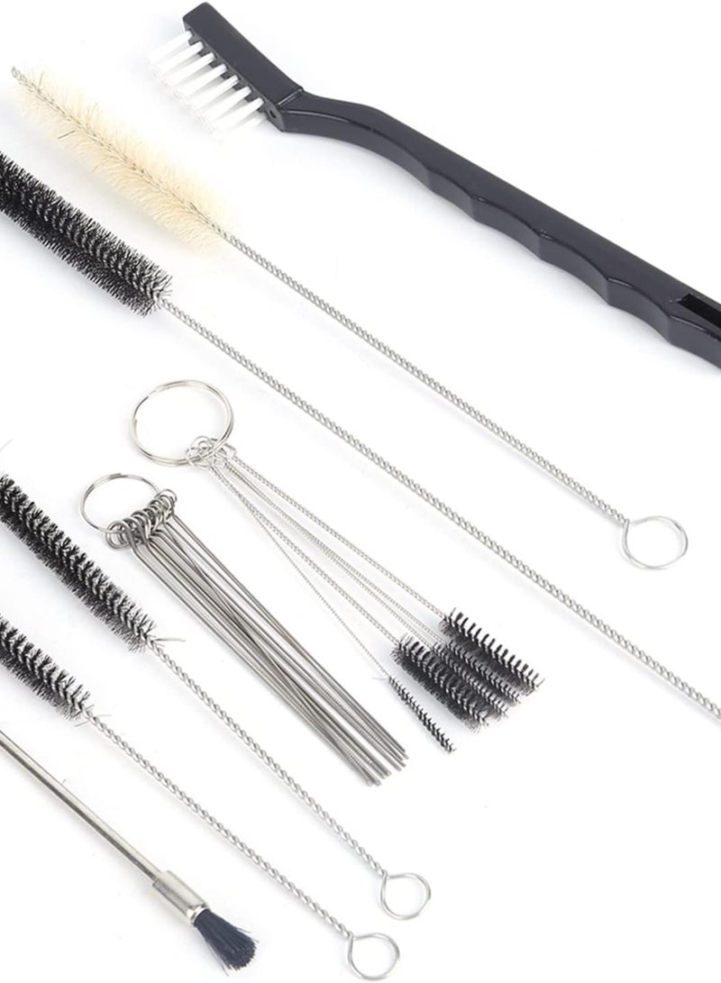 GGOOT 21pcs Spray Tools Nozzle Cleaner, Hardware Accessory Hand Tool Airbrush Parts Portable Cleaning Kit for Spray Tools, with Different Brushes to Thoroughly Clean Equipment,  - Image 1