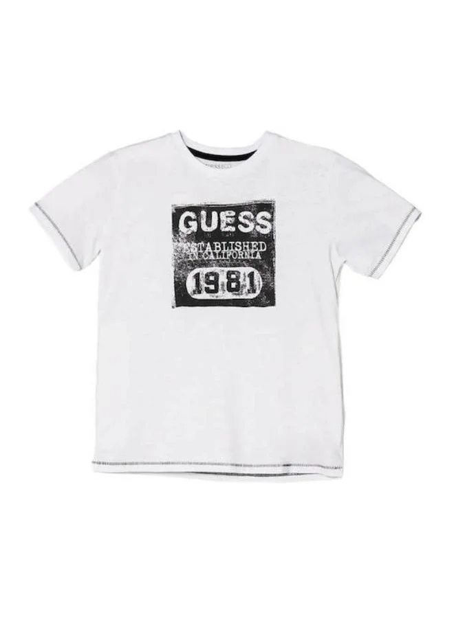 جس Kids Logo Crew Neck T-Shirt