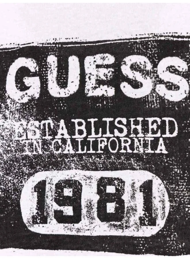 GUESS Kids Logo Crew Neck T-Shirt