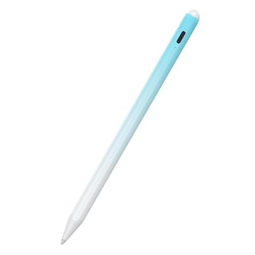 JAMJAKE Stylus Pen for iPad 11th&10th Generation - 2X Fast Charge Active Pencil Compatible with 2018-2025 Apple iPad Pro 11"/12.9"/M4, iPad Air 3/4/5/M2/M3, iPad 6-11, iPad mini 5/6 Gen - White Blue - Image 1
