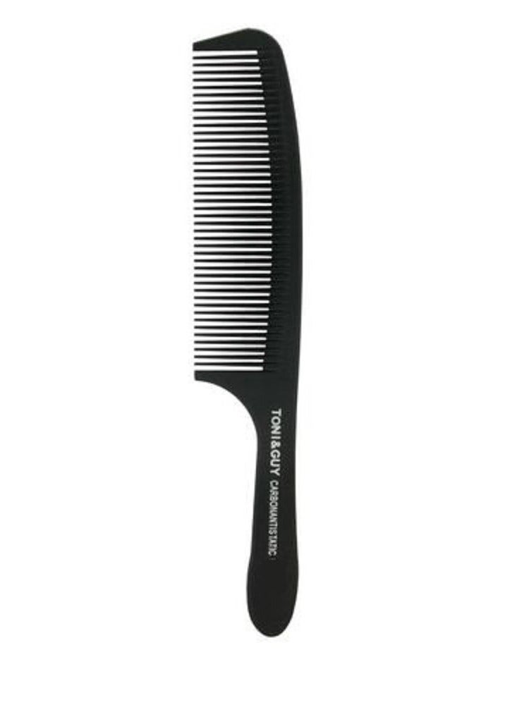 Black Plastic Hair Styling Comb 1 Piece