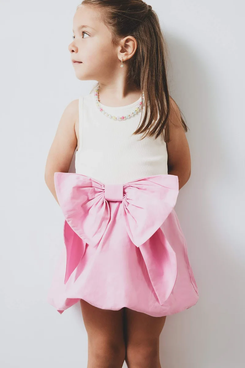 ديفاكتو Baby Girl Poplin Balloon Fit Skirt