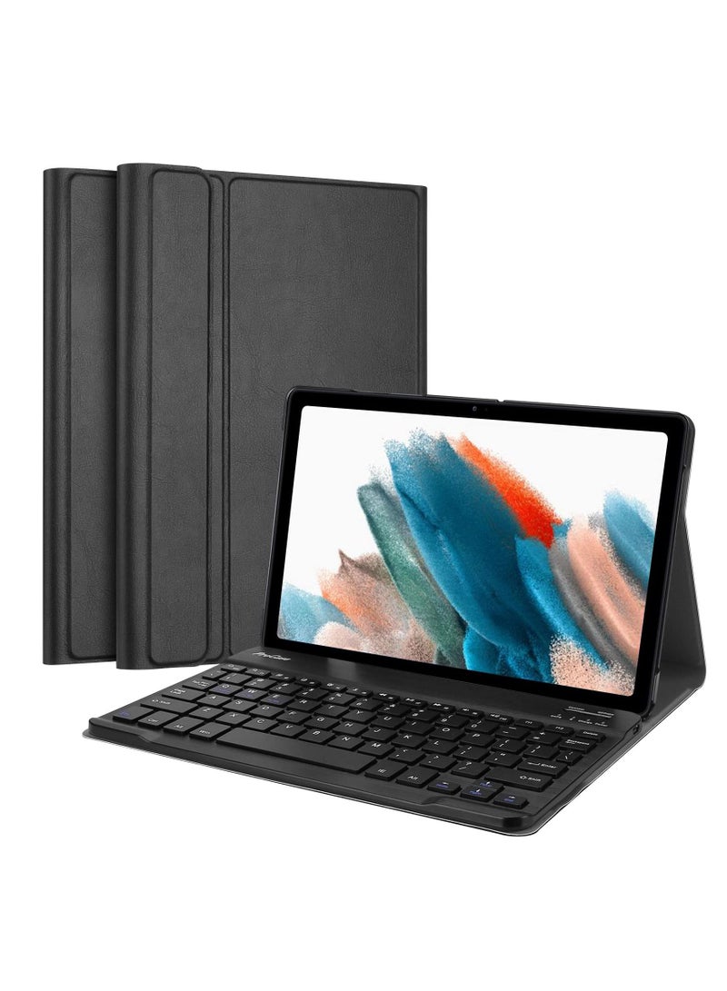 Procases Galaxy Tab A8 Keyboard Case 10.5 Inch 2022 Protective Cover Case with Detachable Wireless Keyboard - Image 1