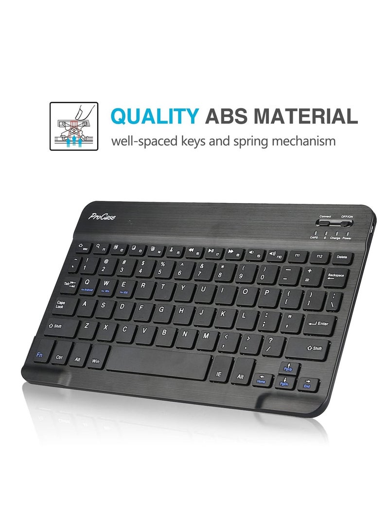 Procases Galaxy Tab A8 Keyboard Case 10.5 Inch 2022 Protective Cover Case with Detachable Wireless Keyboard - Image 4