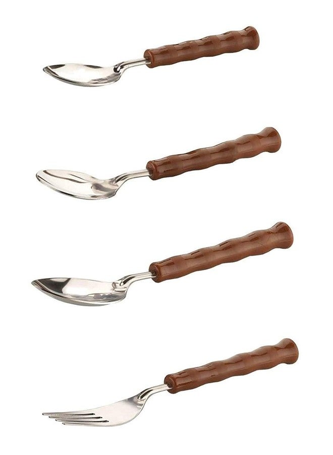 ConvertKitchen Duck Cutlery Set with Stand | 24-Piece Stainless Steel & Plastic Dining Tableware | Includes Spoons and Forks | Elegant Kitchen Utensil Set - Image 5