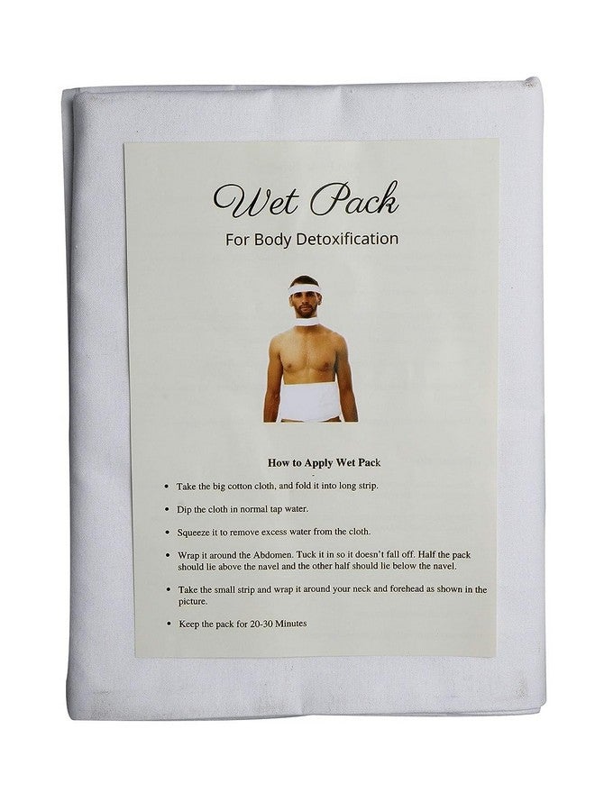SONEEV MART SONEEV MART Wet Pack | Satvic Lifestyle | Cotton Patti Pain relief | Cloth bag & Manual Included | Pack of 1  - Image 1