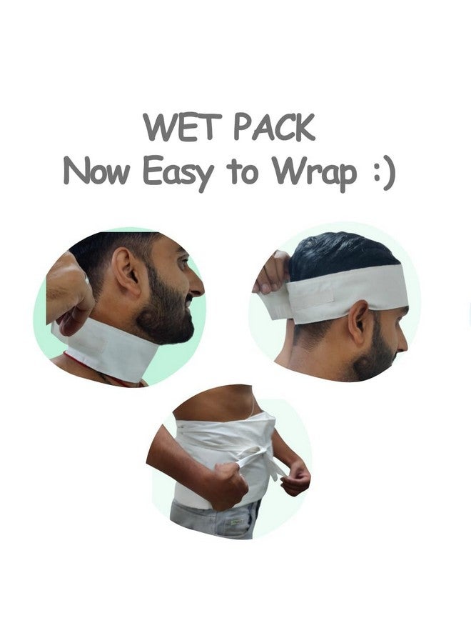 SONEEV MART SONEEV MART Wet Pack | Satvic Lifestyle | Cotton Patti Pain relief | Cloth bag & Manual Included | Pack of 1  - Image 3