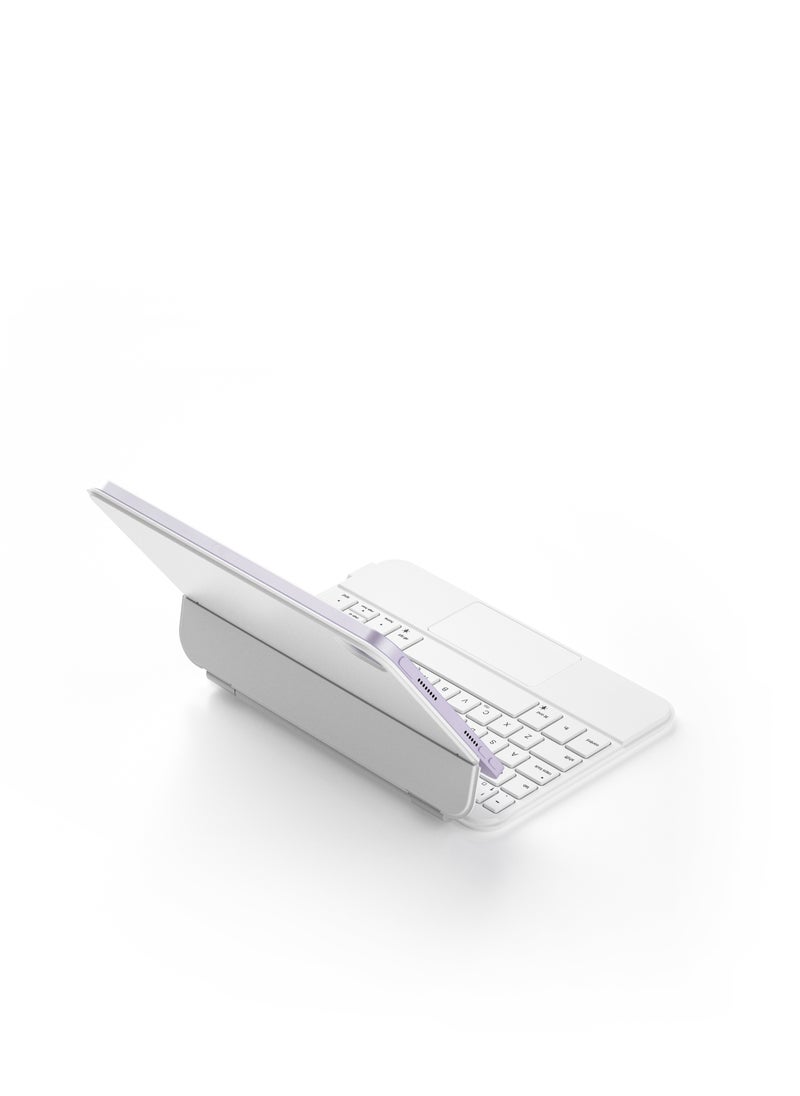 GULFLINK - 500mAh Wireless Keyboard Case with TouchPad for ipad mini6 White - Image 1