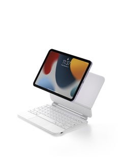 GULFLINK 500mAh Wireless Keyboard Case with TouchPad for ipad mini6 White  - Image 1