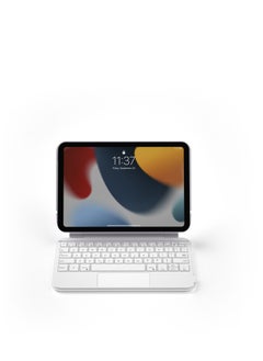 GULFLINK 500mAh Wireless Keyboard Case with TouchPad for ipad mini6 White  - Image 3