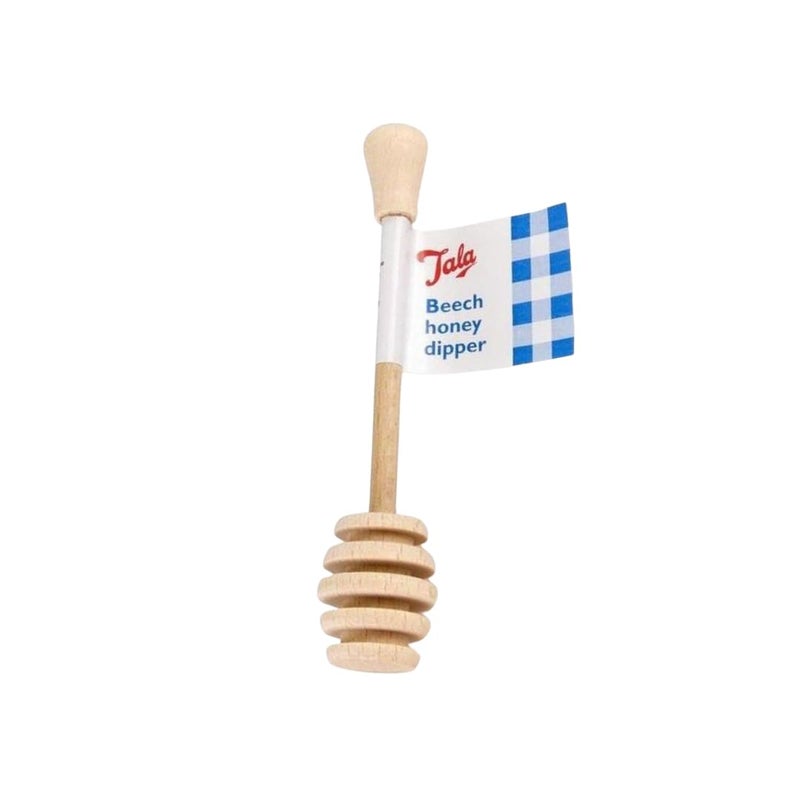 تالا Tala Beechwood Honey Dipper, Beige - Image 1