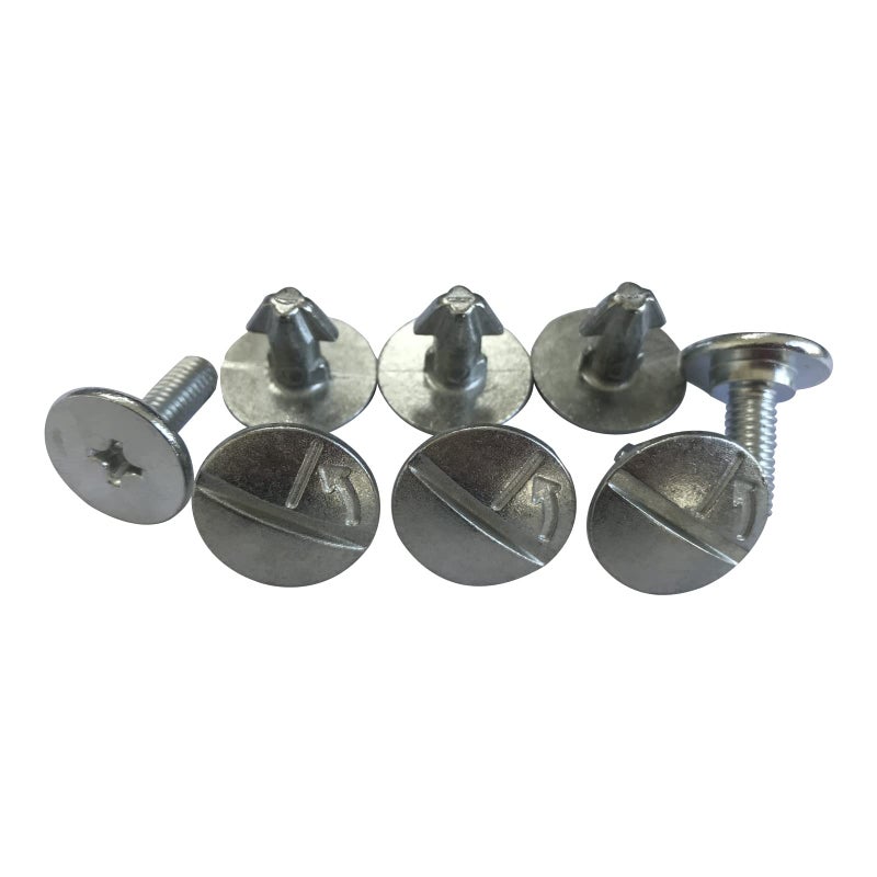 BOATSHIP 6PCS Radiator Engine Access Cover Pin Clip Screw 90674TY2A01 and 2PCS Lower Engine Cover Bolt 90105TBAA00 Compatible with Honda Accord CRV Civic - Image 3