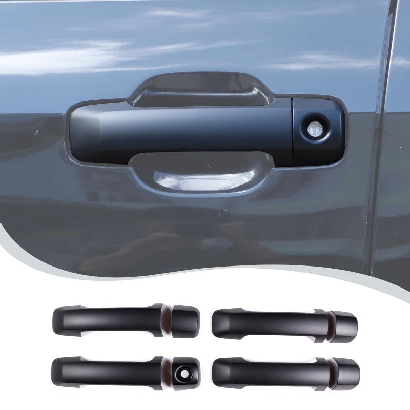EXTERIOR DOOR HANDLE COMPATIBLE WITH 19992007 CHEVY SILVERADO SUBURBAN TAHOE AVALANCHE GMC SIERRA YUKON CADILLAC ESCALADE OUTSIDE REAR RIGHT PASSENGER SIDE REPLACES 15721572 GM1521105 80578