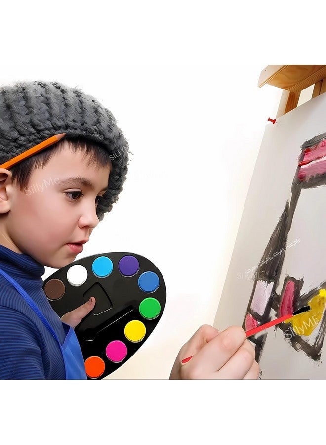 سيلي مي مجموعة هدايا عيد ميلاد SILLYME المكونة من 6 قطع للأطفال - لوحة ألوان مائية مع فرشاة طلاء - هدية عيد ميلاد للأطفال من سن 6 إلى 10 سنوات - Image 3