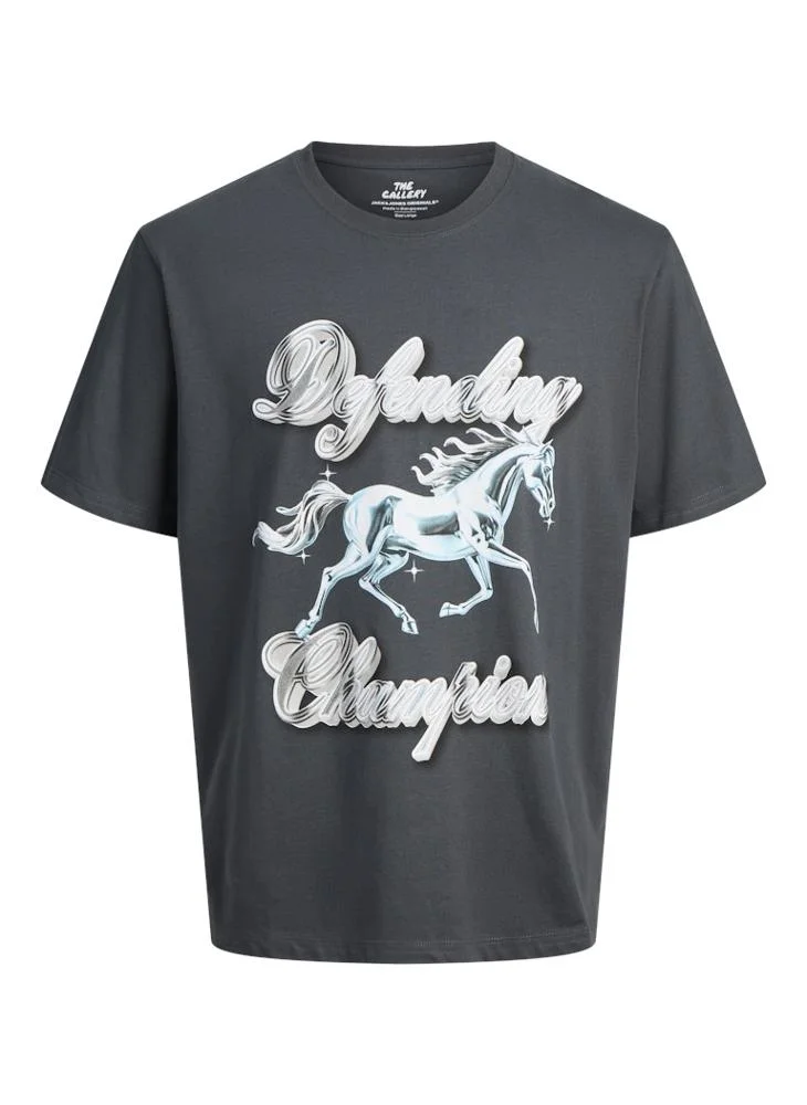 JACK & JONES Graphic Crew Neck T-Shirt