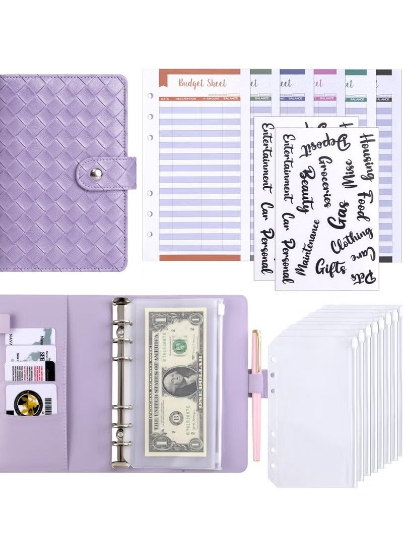 Budget Binder with Zipper Cash Envelopes And Expense Sheets for Manage Your Money and Save Wisely, Money Organizer for Cash with Category Labels, Savings Binder Cash Wallet Envelope - Image 1