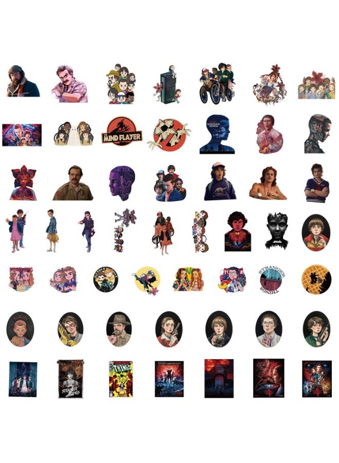 سترانجر ثينكينج مجموعة دبابيس سترينجر ثينجز من 50 قطعة - دبابيس مسلسل تلفزيوني مقاومة للماء من مادة بى في سى للمعجبين - Image 3