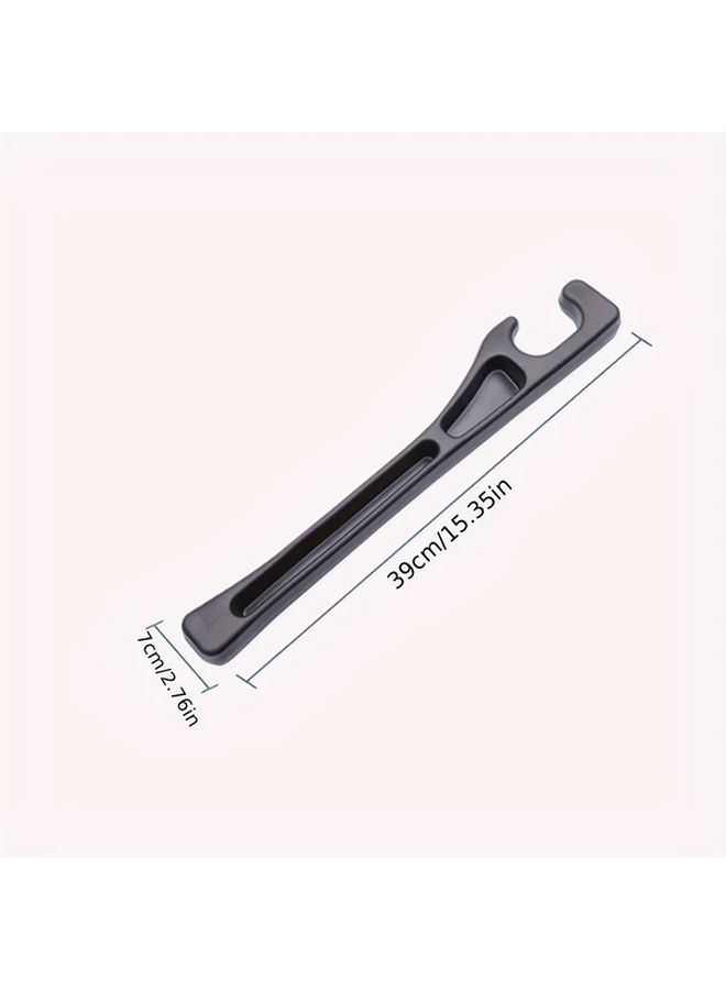 Black 2Pcs Car Seat Gap Filler Organizer Anti Drop Multifunctional Storage Box for Small Items - Image 2