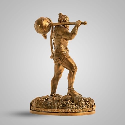 SILAII Hanu-Man Official Movie Merchandise | Hanuman Murti | Hanuman Idol Sculpture (8 Inch), Antique Bronze - Image 4
