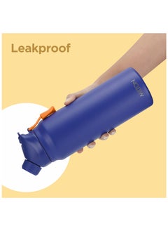 Milton Milton 32 oz Stainless Steel Thermos Water Bottle with Magnetic Straw Lid, Double Walled Vacuum Insulated Flask, Keeps Drinks Hot for 12 Hours, Cold for 24 Hours, Leakproof Design for Travel, Turk  - Image 5